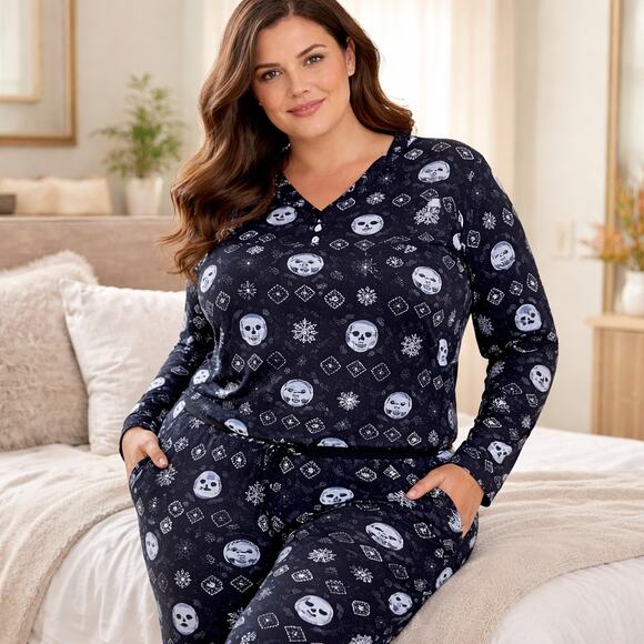 Disney Other - C22 Women’s Nightmare Before Christmas Jack Skellington Pajama Set X3